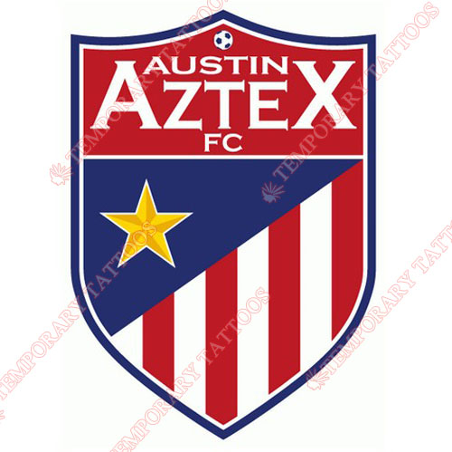 Austin Aztex FC Customize Temporary Tattoos Stickers NO.8252